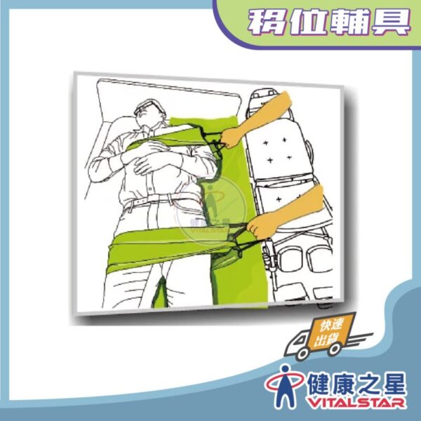 強生 移位滑板TV-120 單人單側輕鬆移位