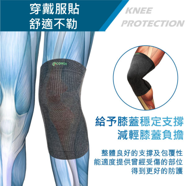 【康得適-COMDS】VU-7S04 石墨烯套入式護膝：圖片 3