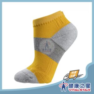 七層米其林排靜電運動襪 芥末黃
