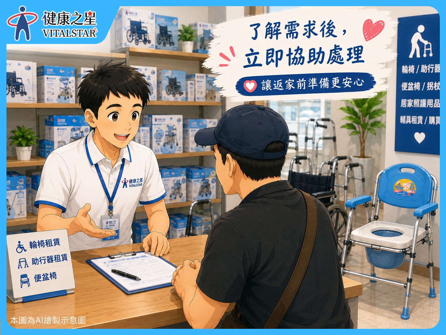 門市暖心故事｜返家前最著急時，最需要有人願意伸出援手